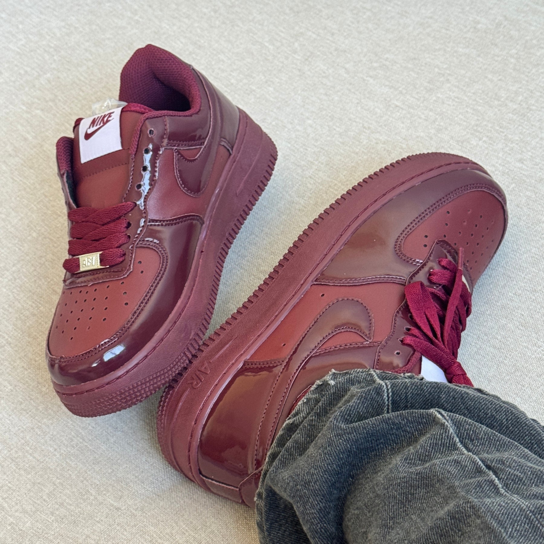 Nike Air Force 1 Bordô Feminino