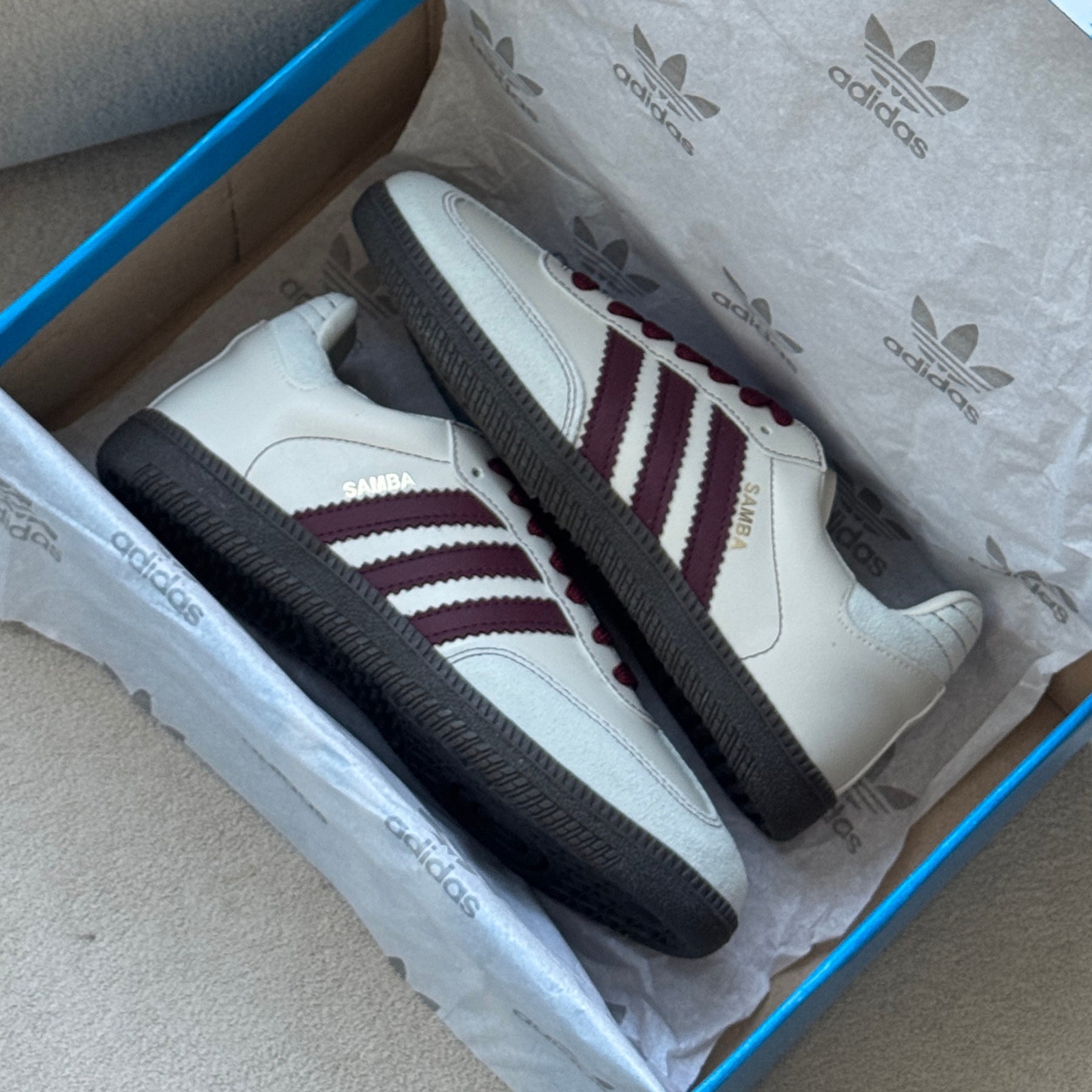 Adidas Samba OG Bordô Feminino